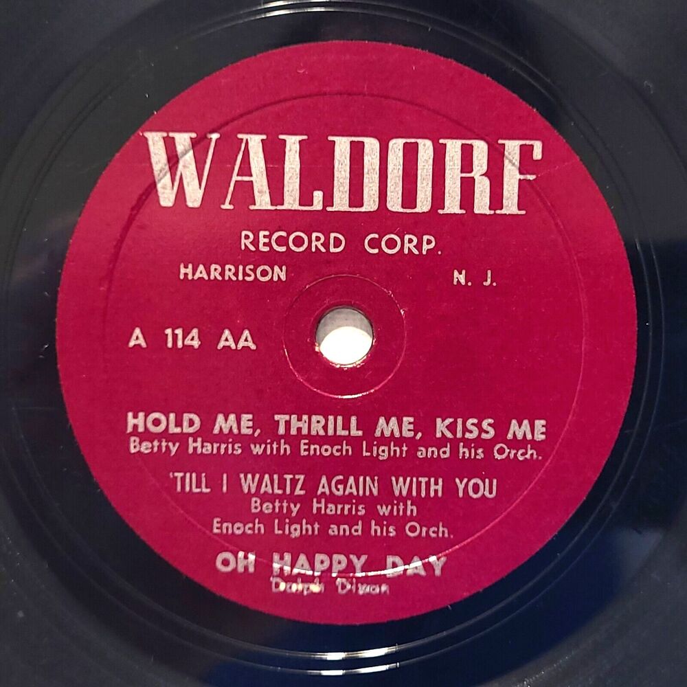 Betty Harris Enoch Light 78 RPM EP - Untitled (6 Tracks) - Waldorf 114 V '52